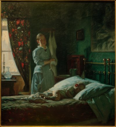 Scène de chambre - Viggo Johansen